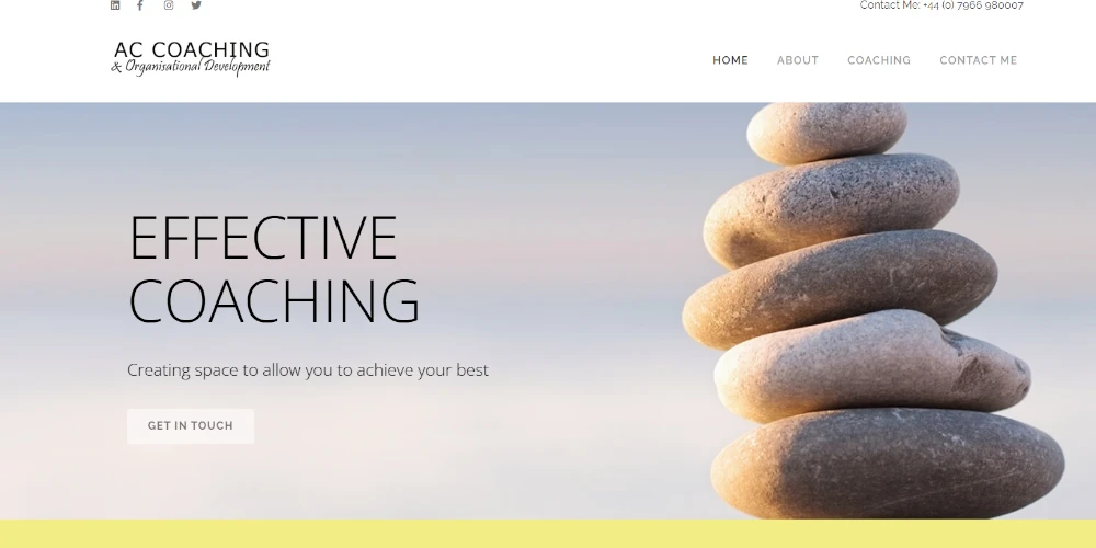 SEO results for achristopherHR – enhanced visibility for HR consultancy services