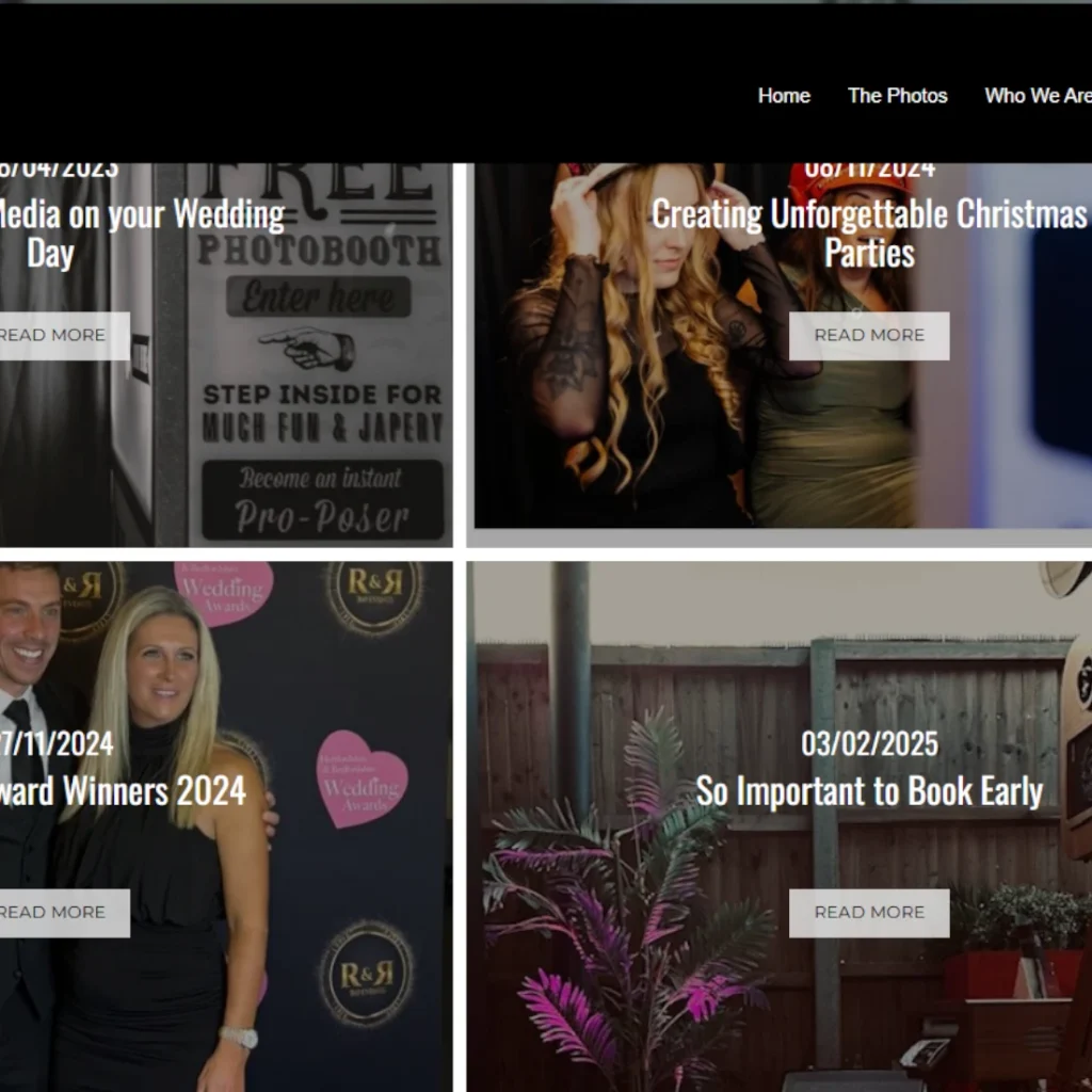 SEO Case Studies for Rugby Businesses 3 Local SEO results for Pro-Pose Photobooths – increased traffic and wedding bookings