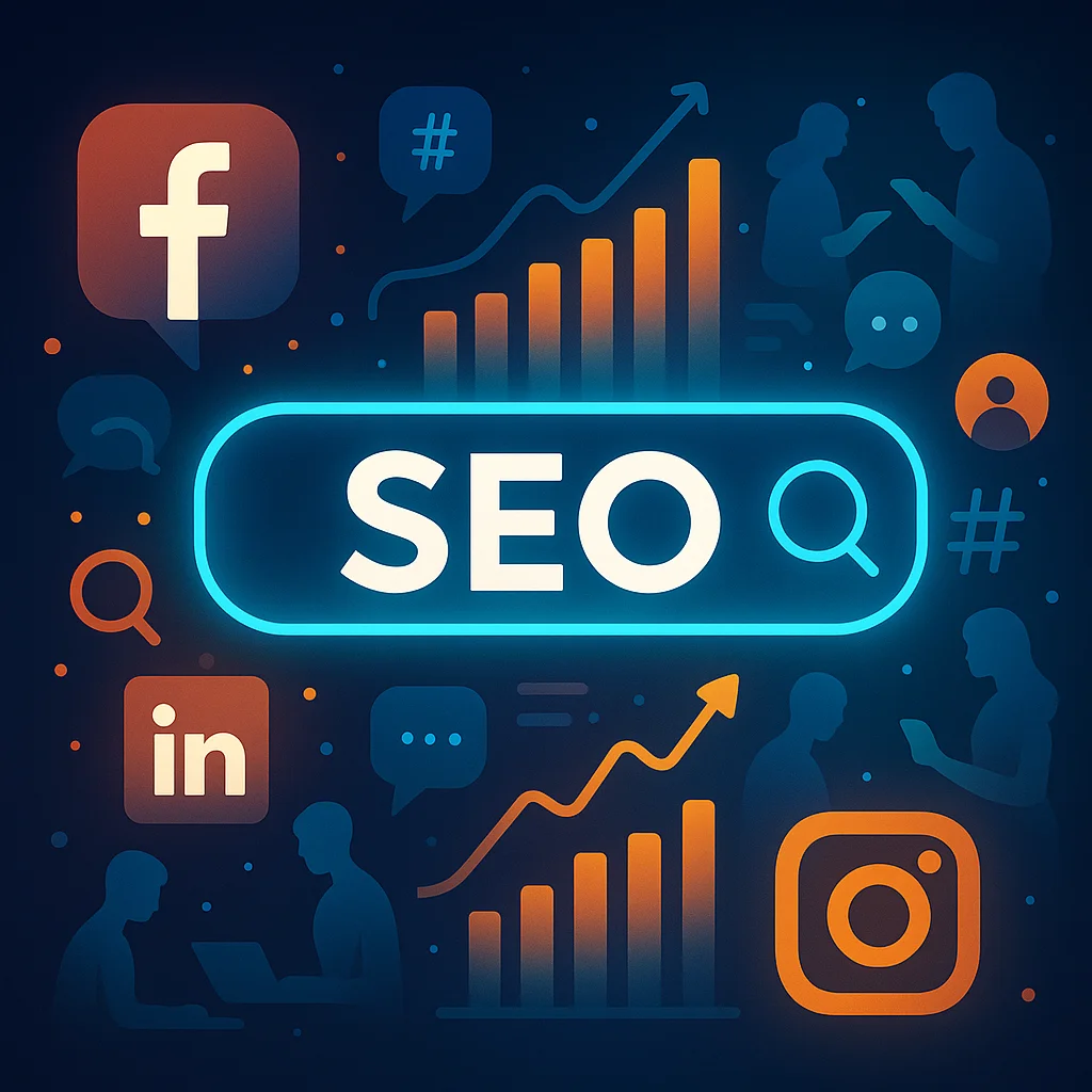 Social media strategy visualisation for SEO success