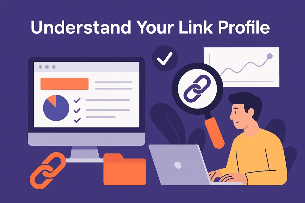 Digital SEO audit showing backlink profile insights including toxic domains and competitor links